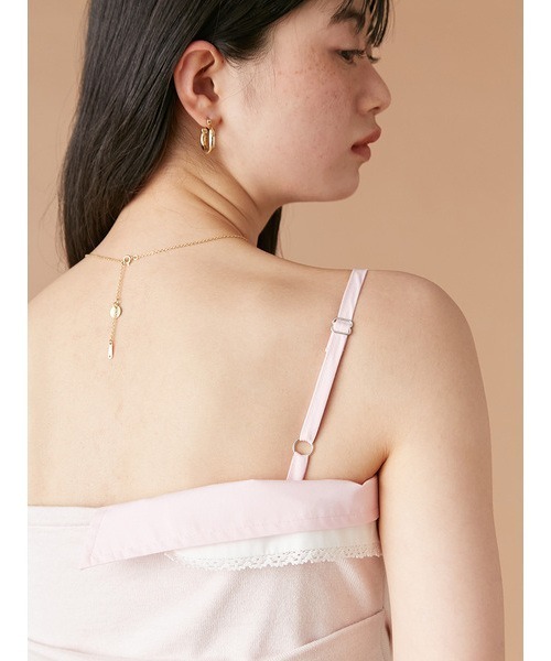 LILY BROWN（リリーブラウン）の「レイヤードカップイントップス