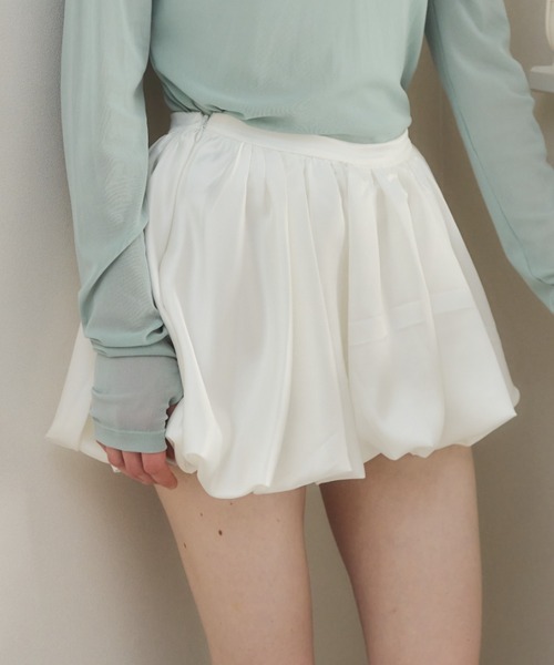 新品リテンLiten balloon skirt バルーンスカートネイビー1 バルーンスカート」に該当するブルー・ネイビー/青色系の