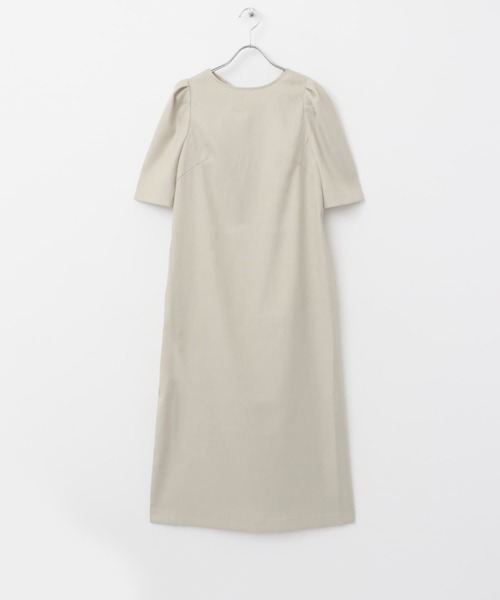 セール】バックオープンベルトデザインワンピース（ワンピース