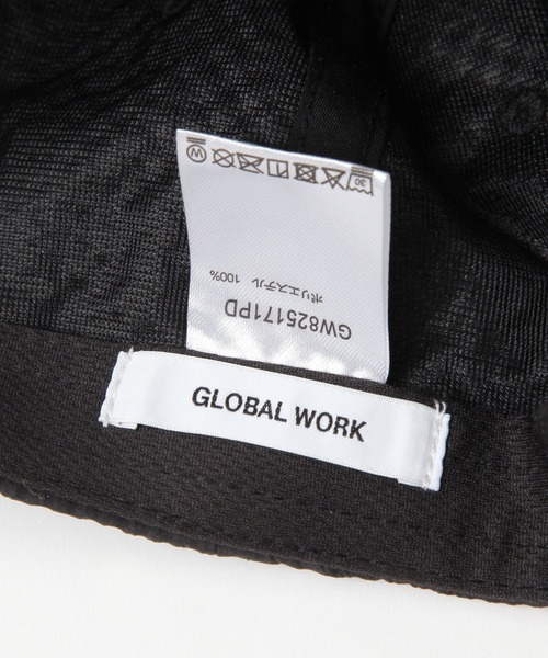GLOBAL WORK（グローバルワーク）の「UVカットシアーサッカーCAP/324787（キャップ・レディース・ライトグレー/ブラック/アイボリー・ONE SIZE）」の10枚目の写真
