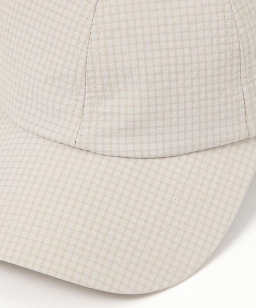 GLOBAL WORK（グローバルワーク）の「UVカットシアーサッカーCAP/324787（キャップ・レディース・ライトグレー/ブラック/アイボリー・ONE SIZE）」の12枚目の写真