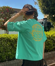 A'GEM/9 × .kom 『A'gem/エージェム』キョンシー刺繍半袖Tシャツ