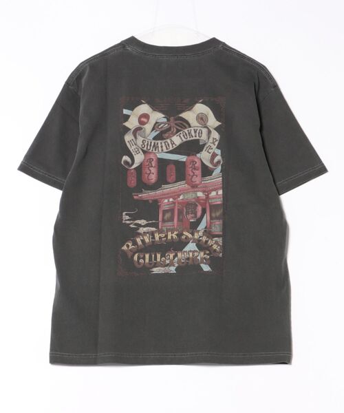 RIVER SIDE CULTURE(リバーサイドカルチャー)の「RIVER SIDE CULTURE/RSC SUMIDA Tシャツ (M4)(Tシャツ/カットソー・メンズ・チャコールグレー/ホワイト・X-LARGE/LARGE/MEDIUM)」の3枚目の写真
