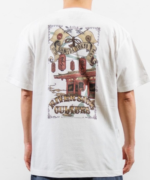 RIVER SIDE CULTURE(リバーサイドカルチャー)の「RIVER SIDE CULTURE/RSC SUMIDA Tシャツ (M4)(Tシャツ/カットソー・メンズ・チャコールグレー/ホワイト・X-LARGE/LARGE/MEDIUM)」の2枚目の写真