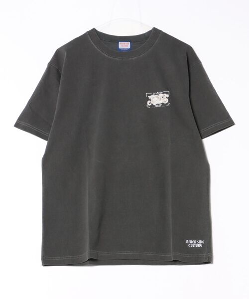 RIVER SIDE CULTURE(リバーサイドカルチャー)の「RIVER SIDE CULTURE/RSC SUMIDA Tシャツ (M4)(Tシャツ/カットソー・メンズ・チャコールグレー/ホワイト・X-LARGE/LARGE/MEDIUM)」の4枚目の写真