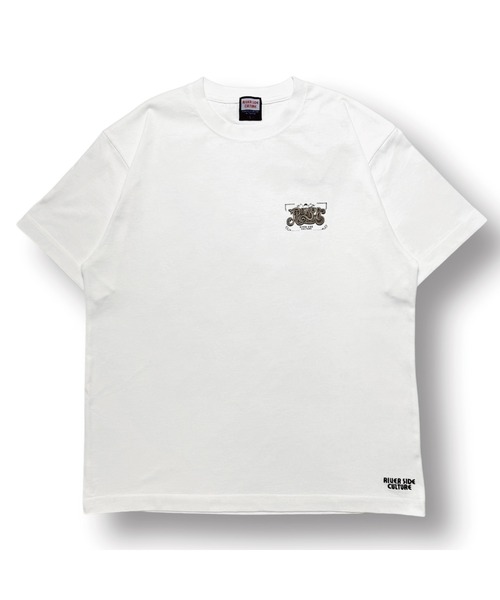 RIVER SIDE CULTURE(リバーサイドカルチャー)の「RIVER SIDE CULTURE/RSC SUMIDA Tシャツ (M4)(Tシャツ/カットソー・メンズ・チャコールグレー/ホワイト・X-LARGE/LARGE/MEDIUM)」の12枚目の写真