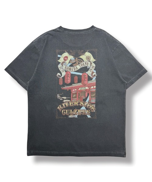 RIVER SIDE CULTURE(リバーサイドカルチャー)の「RIVER SIDE CULTURE/RSC SUMIDA Tシャツ (M4)(Tシャツ/カットソー・メンズ・チャコールグレー/ホワイト・X-LARGE/LARGE/MEDIUM)」の13枚目の写真