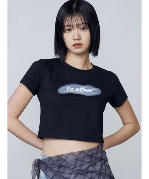 セール】スプレーロゴミニマルTシャツ（Tシャツ/カットソー