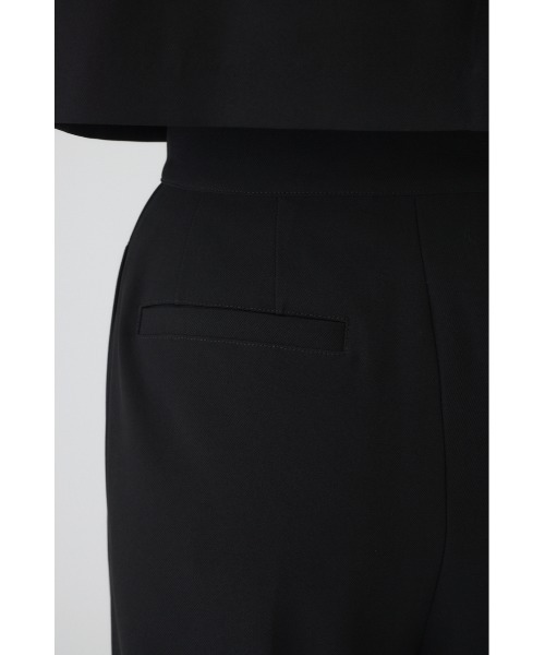 RIM.ARK(リムアーク)の「Double face flap PT ダブルフェイスフラップパンツ(スラックス・レディース・ブラック/アイボリー/グレー・36/38)」の14枚目の写真