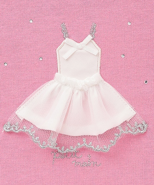 petit main（プティマイン）の「【防汚/リンク】キラキラモチーフTシャツ（Tシャツ/カットソー・キッズ・ラベンダー/オフホワイト/ピンク/ブラック/サックスブルー・130cm/120cm/80ｃｍ/90cm/100cm/110cm）」の9枚目の写真