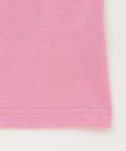 petit main（プティマイン）の「【防汚/リンク】キラキラモチーフTシャツ（Tシャツ/カットソー・キッズ・ラベンダー/オフホワイト/ピンク/ブラック/サックスブルー・130cm/120cm/80ｃｍ/90cm/100cm/110cm）」の12枚目の写真