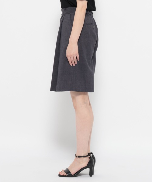 Andemiu（アンデミュウ）の「【セットアップ対応】リネンライクハーフパンツ494245（その他パンツ・レディース・ブラウン/ライトベージュ/チャコールグレー・MEDIUM/SMALL）」の17枚目の写真