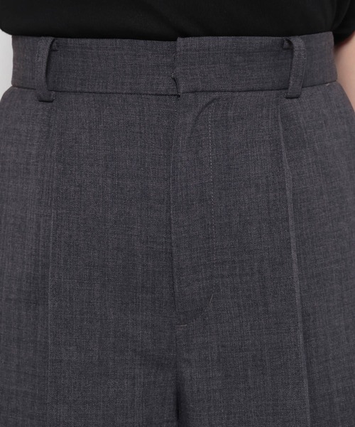 Andemiu（アンデミュウ）の「【セットアップ対応】リネンライクハーフパンツ494245（その他パンツ・レディース・ブラウン/ライトベージュ/チャコールグレー・MEDIUM/SMALL）」の19枚目の写真