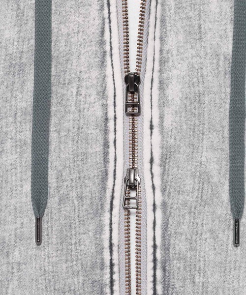 HARE(ハレ)の「ピグメントフードベスト(HARE)(ベスト・メンズ・ブラック/グレー・FREE)」の18枚目の写真