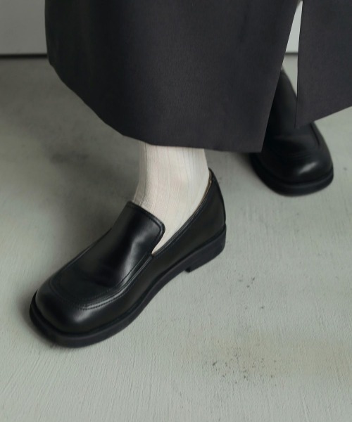 anuke(アンヌーク)の「anuke Ecoleather Loafers エコレザーローファー/62521005(ローファー・レディース・ブラック・37/36/38)」の4枚目の写真