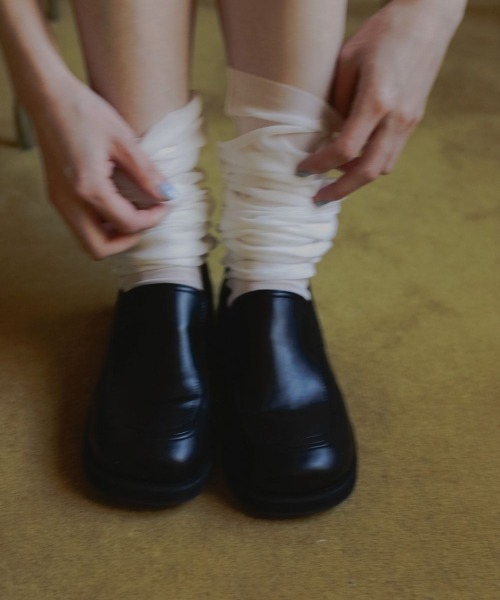 anuke(アンヌーク)の「anuke Ecoleather Loafers エコレザーローファー/62521005(ローファー・レディース・ブラック・37/36/38)」の3枚目の写真