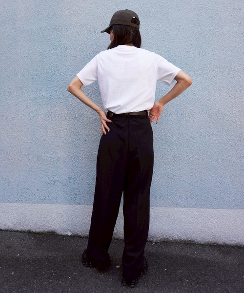 gossara(ゴサラ)の「NYロゴフォトT(Tシャツ/カットソー・レディース・ホワイト/杢グレー/オートミール・FREE)」の8枚目の写真