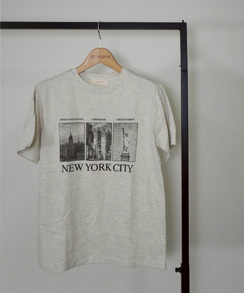 NYロゴフォトT(Tシャツ/カットソー)|gossara(ゴサラ)の NYロゴフォトT(Tシャツ/カットソー)|gossara(ゴサラ)の