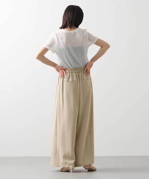 Gready Brilliant（グレディブリリアン）の「シアーサッカークルーカットソー（Tシャツ/カットソー・レディース・レッド/ドット/オフホワイト・FREE）」の6枚目の写真