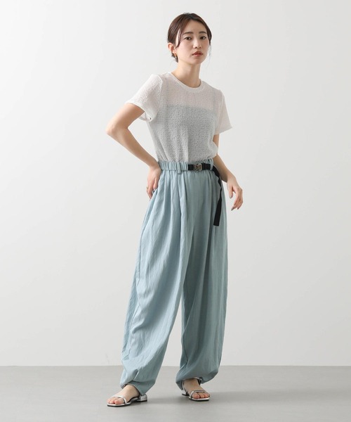 Gready Brilliant（グレディブリリアン）の「シアーサッカークルーカットソー（Tシャツ/カットソー・レディース・レッド/ドット/オフホワイト・FREE）」の16枚目の写真