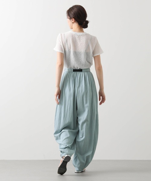 Gready Brilliant（グレディブリリアン）の「シアーサッカークルーカットソー（Tシャツ/カットソー・レディース・レッド/ドット/オフホワイト・FREE）」の18枚目の写真