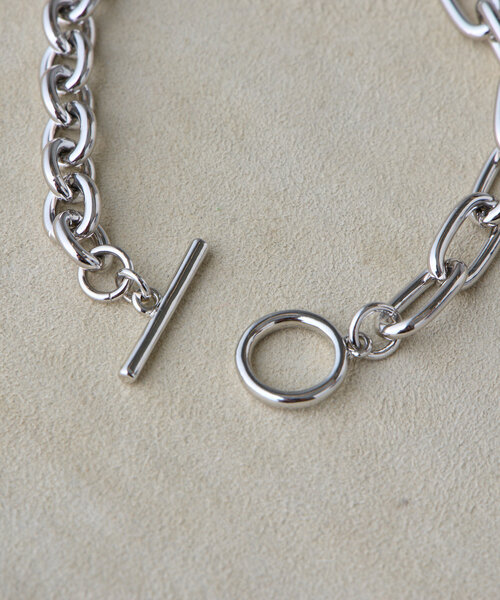 Jena espace merveilleux（ジェナ　エスパスメルヴェイユ）の「コンビチェーンブレスレット（ブレスレット・レディース・シルバー/ゴールド・FREE）」の4枚目の写真