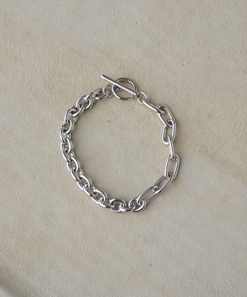 Jena espace merveilleux（ジェナ　エスパスメルヴェイユ）の「コンビチェーンブレスレット（ブレスレット・レディース・シルバー/ゴールド・FREE）」の5枚目の写真