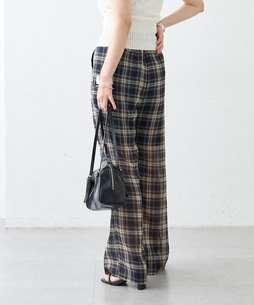 mystic(ミスティック)の「チェックイージーパンツ(その他パンツ・レディース・ブラウン/ネイビー・1/2)」の13枚目の写真