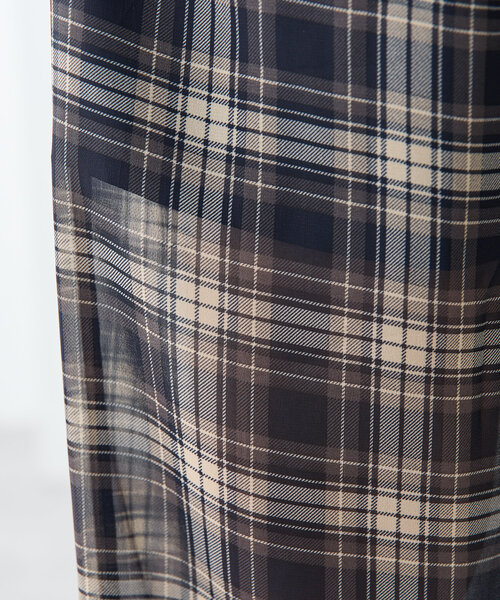 mystic(ミスティック)の「チェックイージーパンツ(その他パンツ・レディース・ブラウン/ネイビー・1/2)」の21枚目の写真