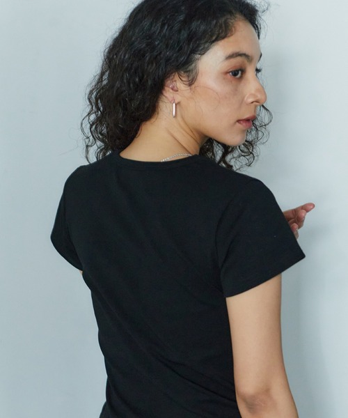 LIENCOEUR(リアンクール)の「ベーシックコンパクトTシャツ(Tシャツ/カットソー・レディース・ホワイト/グレー/ブラック・FREE)」の20枚目の写真