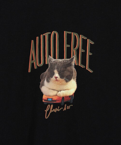 CHARI&CO（チャリアンドコー）の「【別注】CHARI&CO / AMUCHAN AUTO FREE CREW SWEAT（スウェット・メンズ・ブラック・XL/L/M）」の4枚目の写真