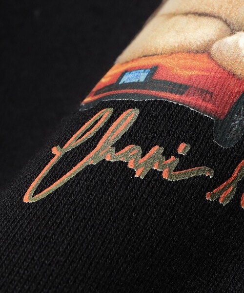 CHARI&CO（チャリアンドコー）の「【別注】CHARI&CO / AMUCHAN AUTO FREE CREW SWEAT（スウェット・メンズ・ブラック・XL/L/M）」の12枚目の写真
