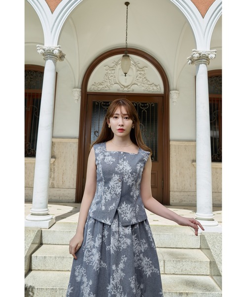 Martigues Jacquard Vest Set（セットアップ）｜Her lip to