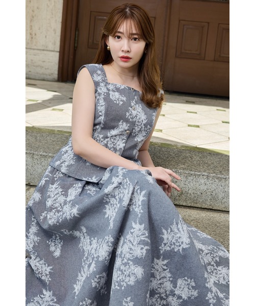 Martigues Jacquard Vest Set（セットアップ）｜Her lip to