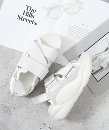 L.B.Evans Julia 厚底サンダル