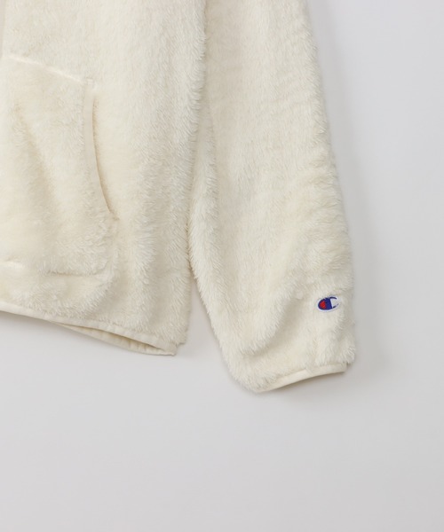 Champion（チャンピオン）の「【Champion/チャンピオン】レディース ベーシック スタンドジップスウェットシャツ（その他アウター・レディース・ブラック/オフホワイト/ライトパープル・LARGE/MEDIUM）」の4枚目の写真