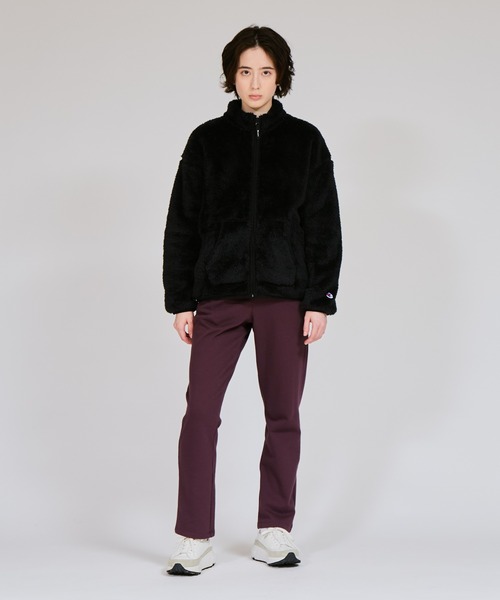 Champion（チャンピオン）の「【Champion/チャンピオン】レディース ベーシック スタンドジップスウェットシャツ（その他アウター・レディース・ブラック/オフホワイト/ライトパープル・LARGE/MEDIUM）」の12枚目の写真