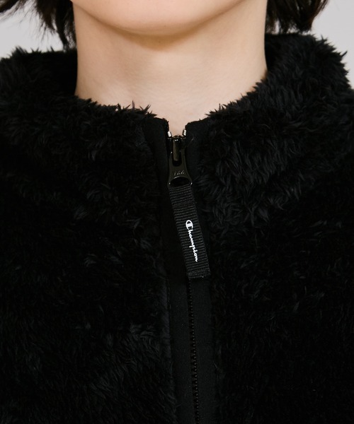 Champion（チャンピオン）の「【Champion/チャンピオン】レディース ベーシック スタンドジップスウェットシャツ（その他アウター・レディース・ブラック/オフホワイト/ライトパープル・LARGE/MEDIUM）」の8枚目の写真