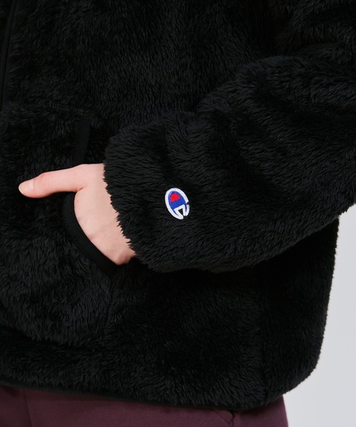 Champion（チャンピオン）の「【Champion/チャンピオン】レディース ベーシック スタンドジップスウェットシャツ（その他アウター・レディース・ブラック/オフホワイト/ライトパープル・LARGE/MEDIUM）」の9枚目の写真