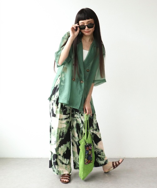 プリーツタックフレアパンツ 完売品]seyto プリーツタックフレアパンツ