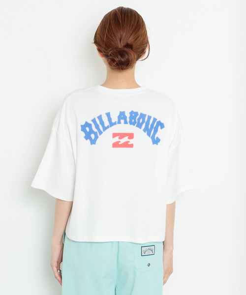 BILLABONG(ビラボン)の「BILLABONG スプレーアーチルーズクロップドリブTシャツ(Tシャツ/カットソー・レディース・スミクロ/ホワイト系その他・MEDIUM)」の21枚目の写真