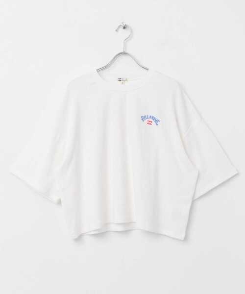 BILLABONG(ビラボン)の「BILLABONG スプレーアーチルーズクロップドリブTシャツ(Tシャツ/カットソー・レディース・スミクロ/ホワイト系その他・MEDIUM)」の20枚目の写真