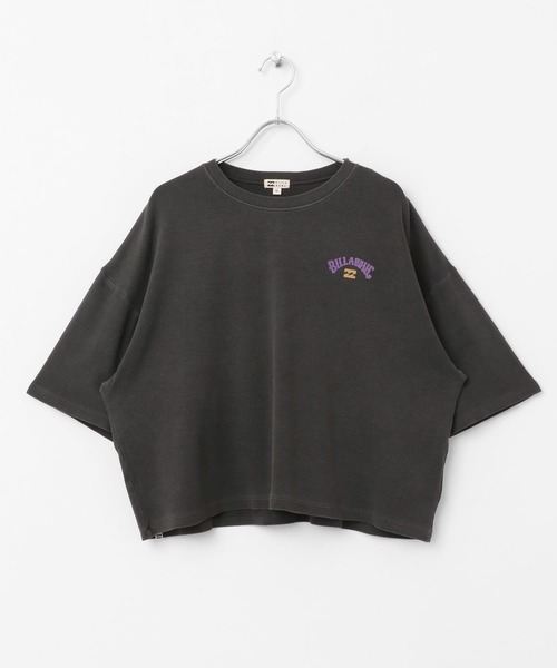 BILLABONG(ビラボン)の「BILLABONG スプレーアーチルーズクロップドリブTシャツ(Tシャツ/カットソー・レディース・スミクロ/ホワイト系その他・MEDIUM)」の19枚目の写真