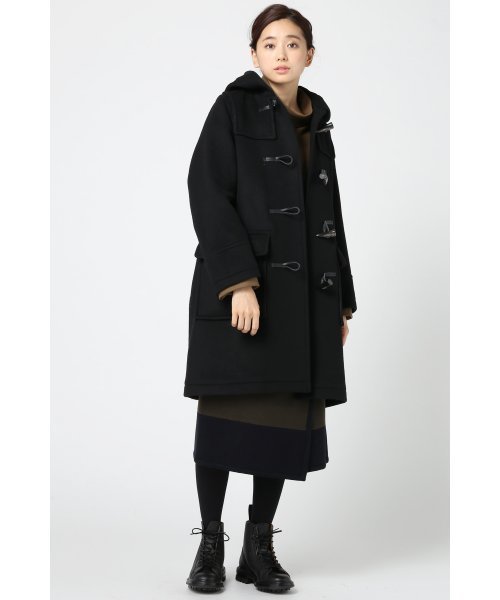 JOURNAL STANDARD（ジャーナルスタンダード）の「ダブルビーバー ダッフル#（ダッフルコート・レディース・ネイビー/ブラック・SMALL/MEDIUM）」の9枚目の写真