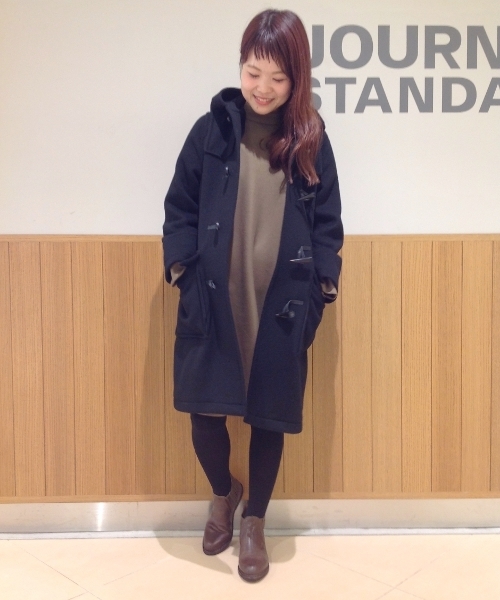 JOURNAL STANDARD（ジャーナルスタンダード）の「ダブルビーバー ダッフル#（ダッフルコート・レディース・ネイビー/ブラック・SMALL/MEDIUM）」の5枚目の写真