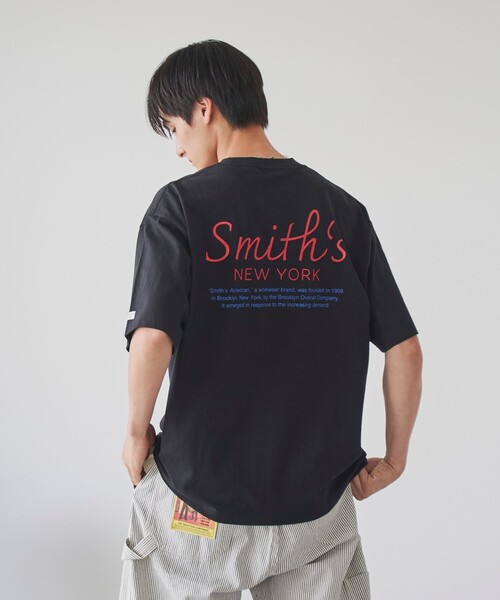 SMITH(スミス)の「SMITH’S(スミス)別注NYプリントTシャツ(Tシャツ/カットソー・メンズ・ダークグリーン/ホワイト/ベージュ/ブラック・S/XL/L/M)」の8枚目の写真
