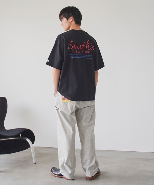 SMITH(スミス)の「SMITH’S(スミス)別注NYプリントTシャツ(Tシャツ/カットソー・メンズ・ダークグリーン/ホワイト/ベージュ/ブラック・S/XL/L/M)」の9枚目の写真