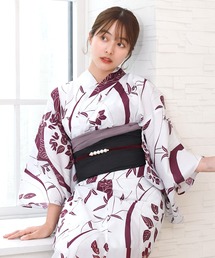 UNCOCON（アンココン）の「二部式浴衣　セパレート　浴衣　セット　兵児帯　２点　レディース浴衣　仕立て上がり　レディース　女性用　簡単着付け（浴衣）」