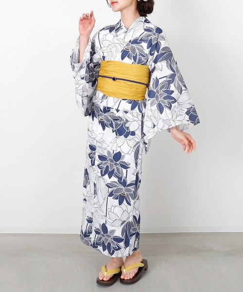 浴衣 レディース 2点セット 二部式 セパレート 兵児帯 km06 セール】二部式浴衣 セパレート 浴衣 セット 兵児帯 2点