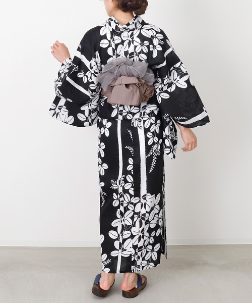 浴衣 レディース 2点セット 二部式 セパレート 兵児帯 km06 セール】二部式浴衣 セパレート 浴衣 セット 兵児帯 2点